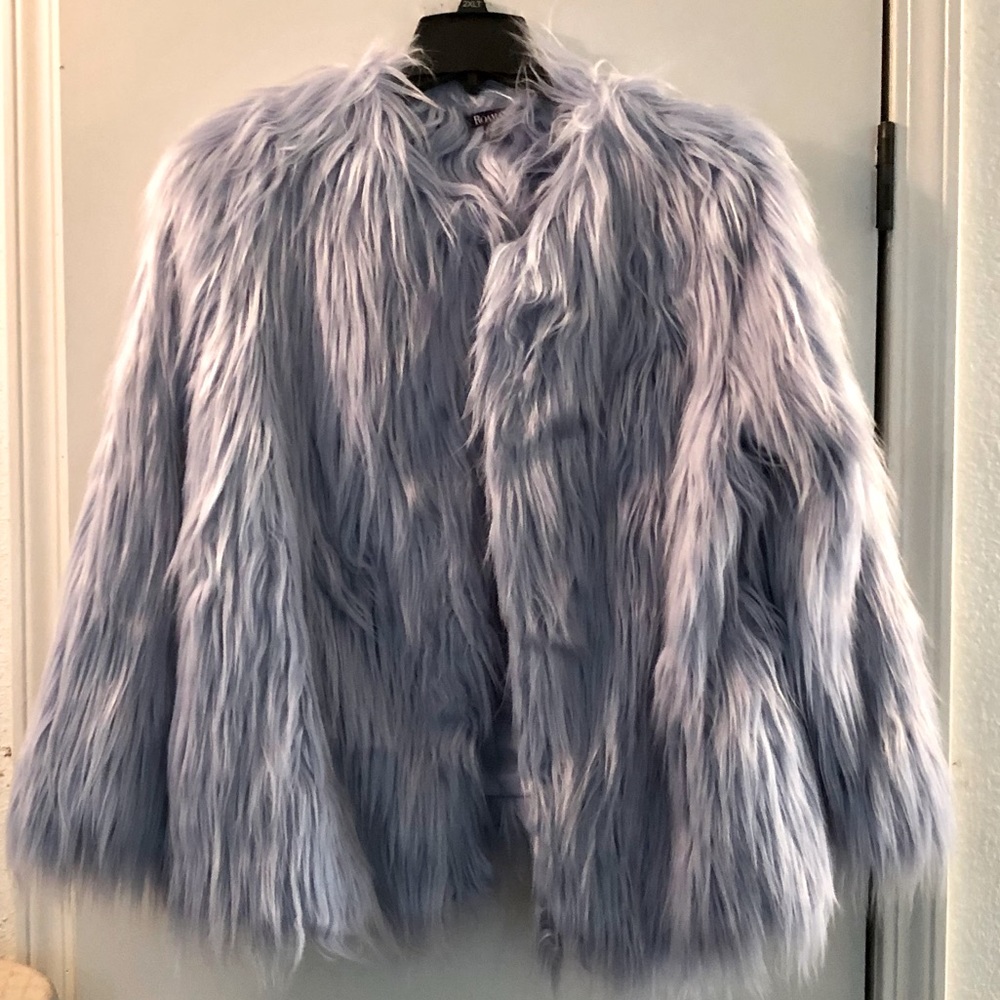 Faux fur coat